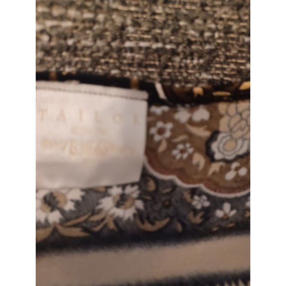 Women's Tailor By‎ B Moss Brown dressy top/blouse no size tag measures M/L - Picture 13 of 16